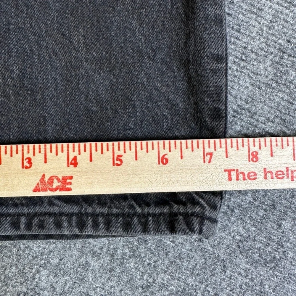 Rag & Bone Highland Washed Black Cotton Button Fly Jeans Size 34 MED22P1238BBHI
